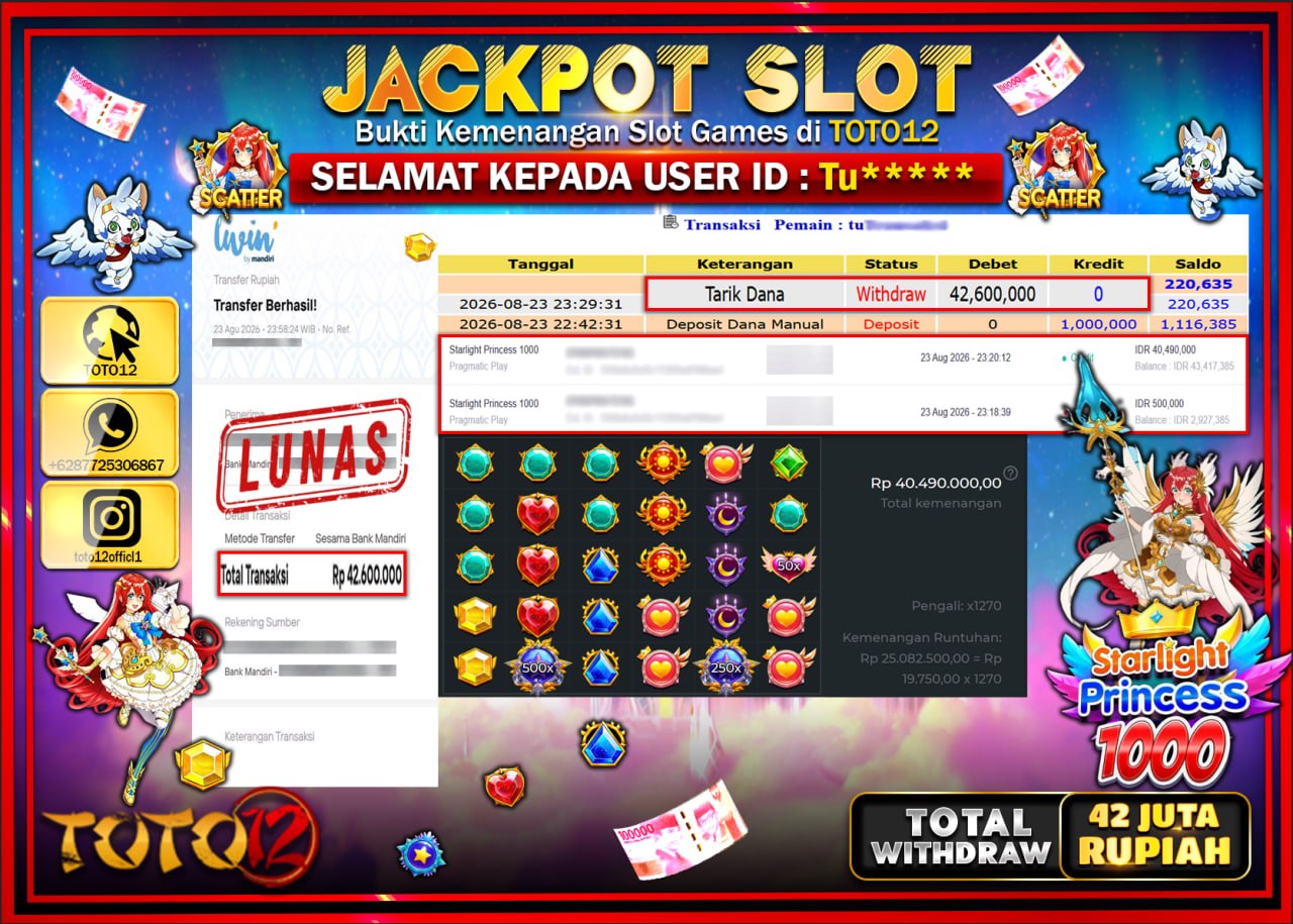 hanya-di-toto12-jp-pasti-di-bayar-lunas-dan-cepat-jackpot-slot-game-starlight-princess-1000-rp42600000-07-16-06-2026-08-24