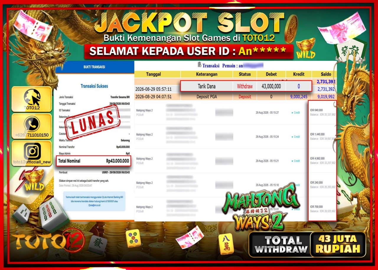 hanya-di-toto12-jp-pasti-di-bayar-lunas-dan-cepat-jackpot-slot-game-mahjong-ways-2-rp43000000-07-15-07-2026-08-30